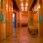 Холл сауны.